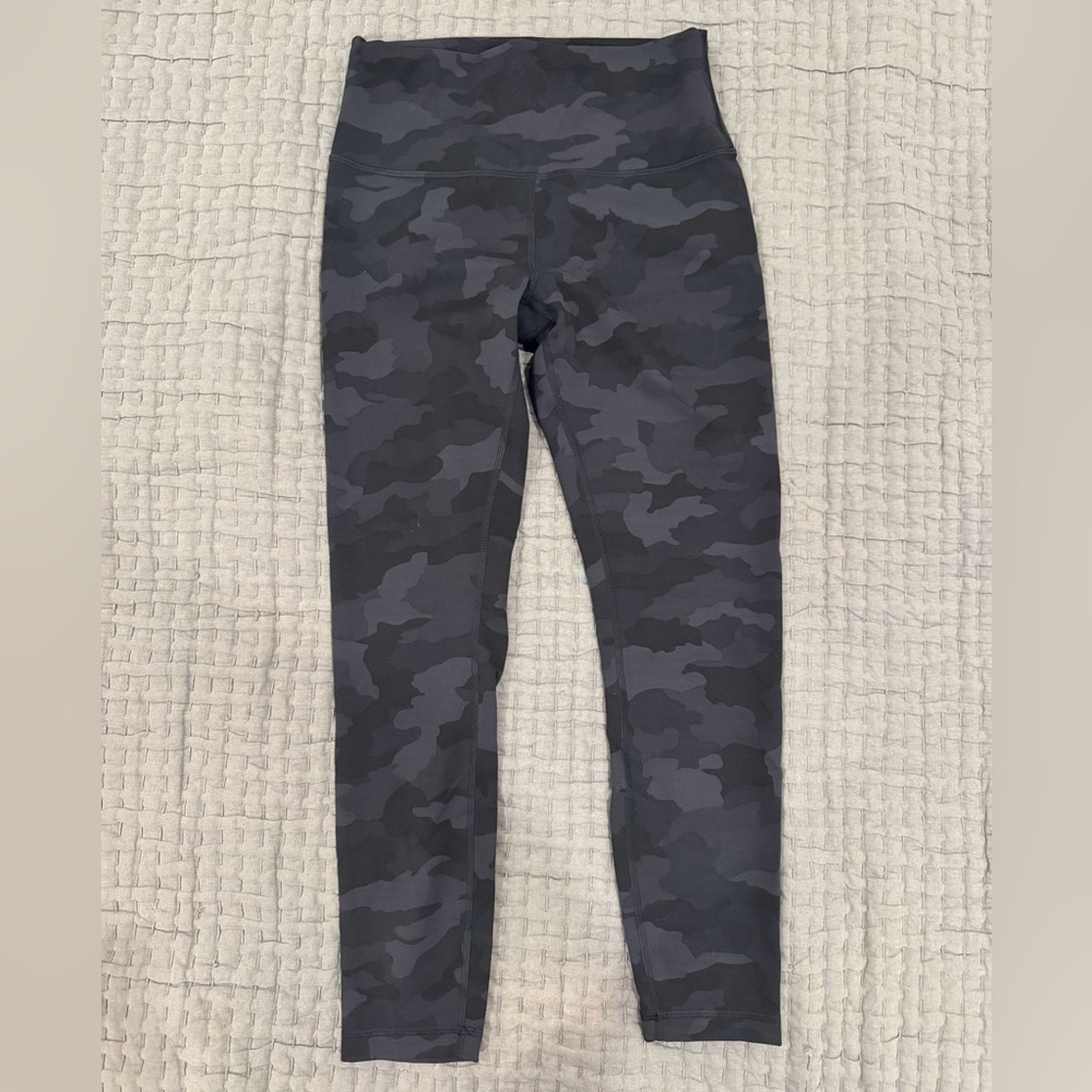 Lululemon Align Yoga Pant size 8 Camo Deep Coal Multi
